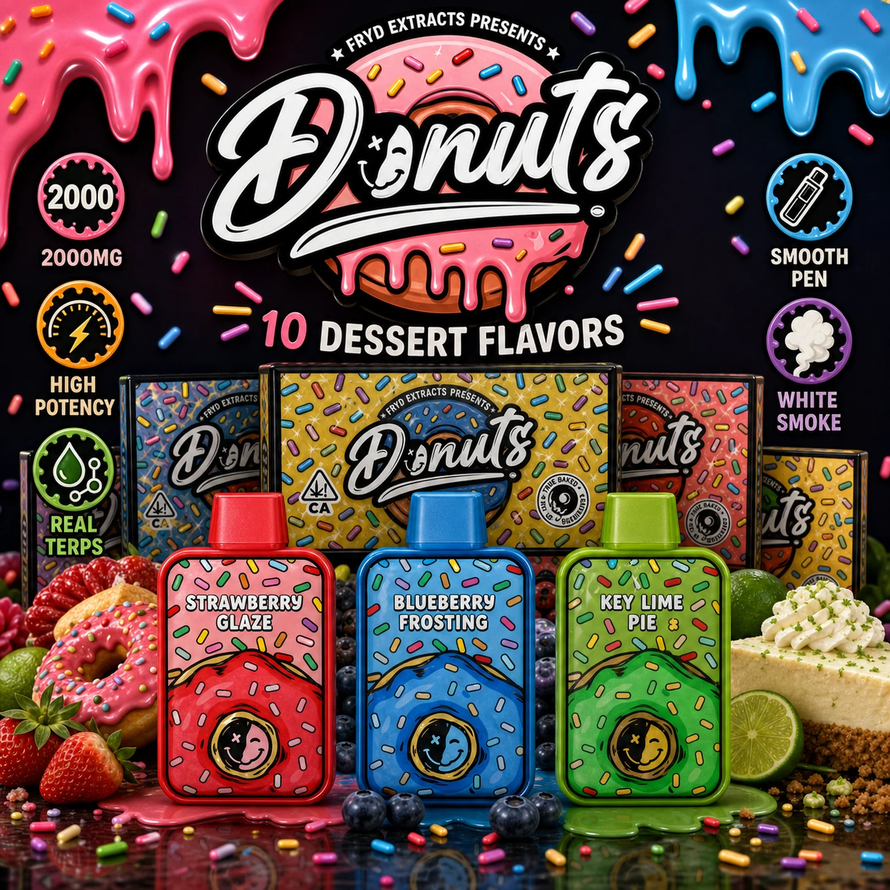 Donuts dessert flavors profile