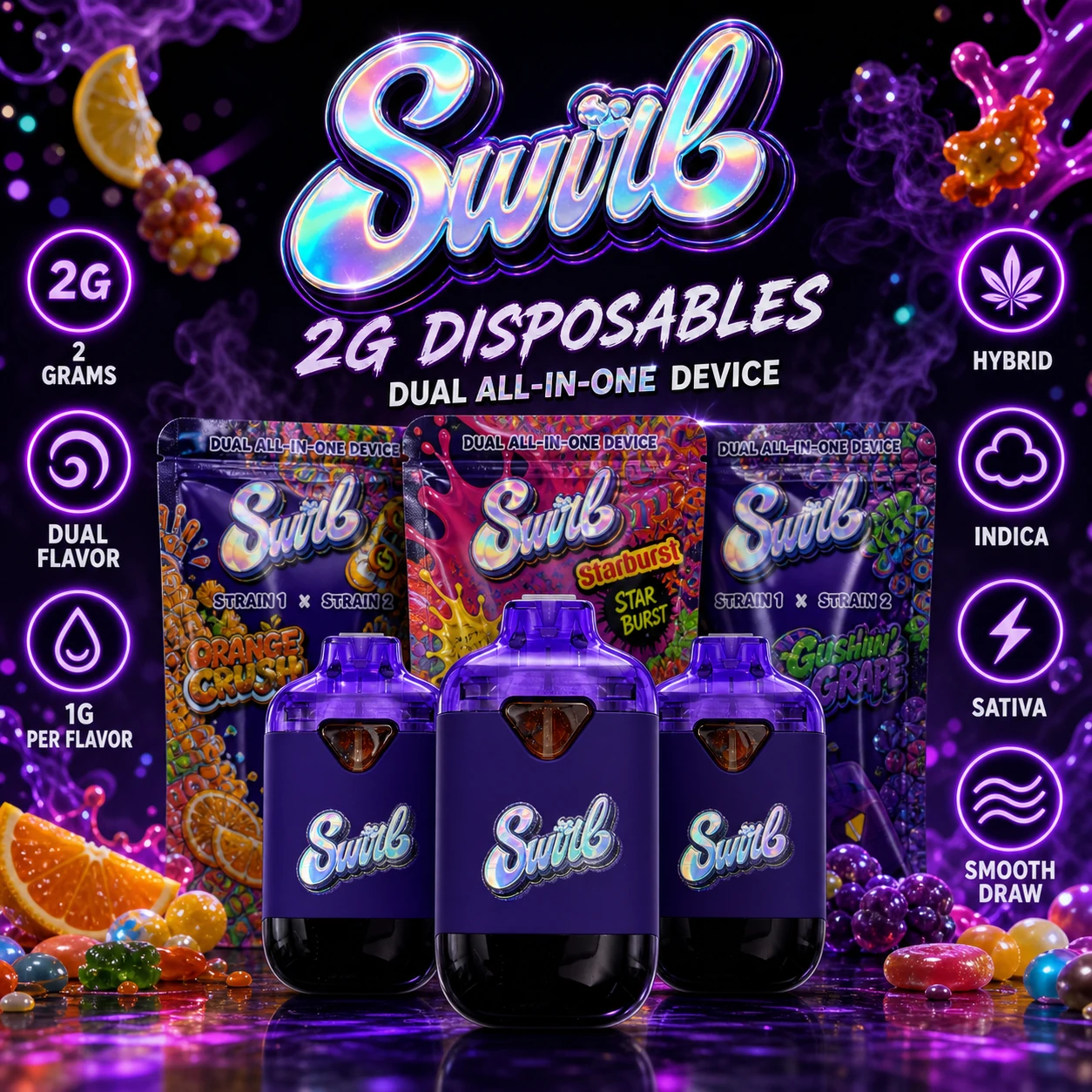 Swirl 2G disposables profile